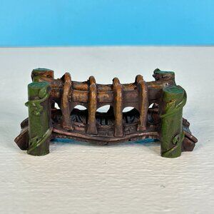 RARE Dollhouse Miniature Garden Bridge 3"‎ Long Resin Figure